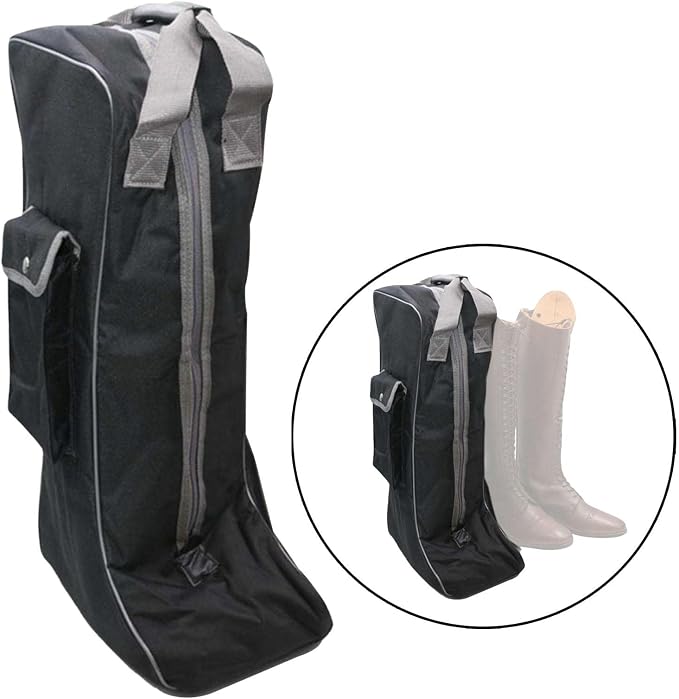 Horse Riding Tall Boot Bag, Equestrian Equipment Organizer, Portable Storage Pouch for Knight Boots, Home Carry Bag - Image 6