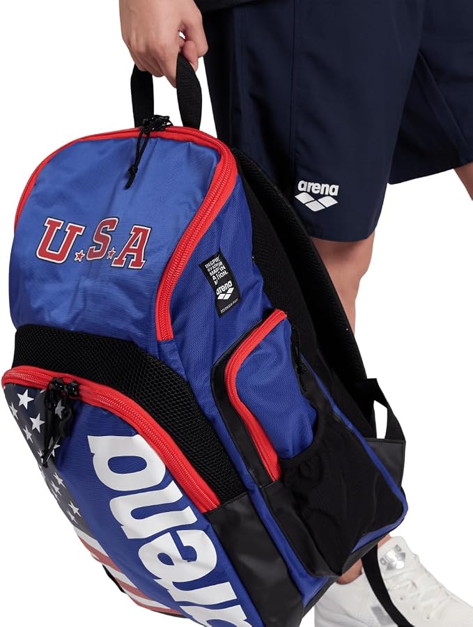 Arena Spiky III Backpack 35 Unisex Travel Gym Rucksack for Men and Women, Training Gear Equipment Bag for Swimmers, 35 Liters - Image 3