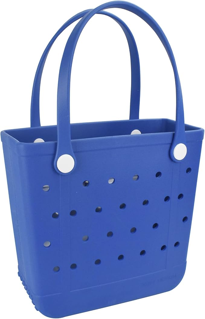 Rubber Beach Bag for Women, Waterproof Travel Tote Bags for Beach | Waterproof Sand-proof Tote Bags with Zipper Pocket, Durable Lightweigh Tote Bag for Outdoor - Image 7