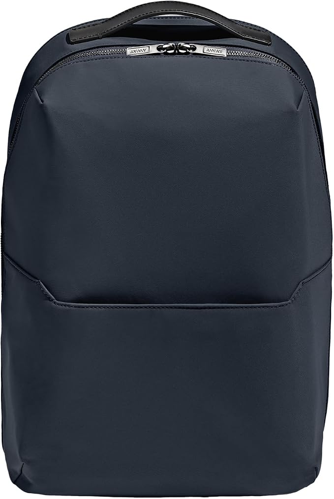 Away The Everywhere Zip Backpack - Personal Item Airline Approved Backpack with 16” Padded Laptop Sleeve, Water Bottle Pocket, Interior and Exterior Pockets - Fits Up to 16-Inch Laptops - Navy Blue by Unknown