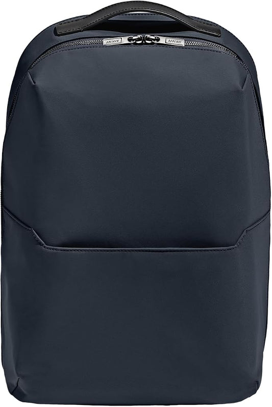 Away The Everywhere Zip Backpack - Personal Item Airline Approved Backpack with 16” Padded Laptop Sleeve, Water Bottle Pocket, Interior and Exterior Pockets - Fits Up to 16-Inch Laptops - Navy Blue by Unknown