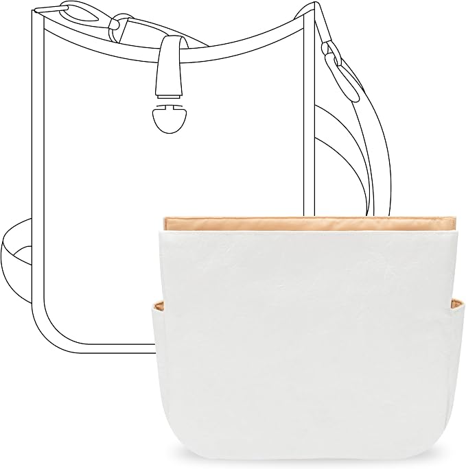 Purse Organizer Insert for HERMES Evelyne 29 Handbag, Custom Fit Inside Premium Vanile Lightweight WaterResistant Tote Bag Insert by FANJIProject
