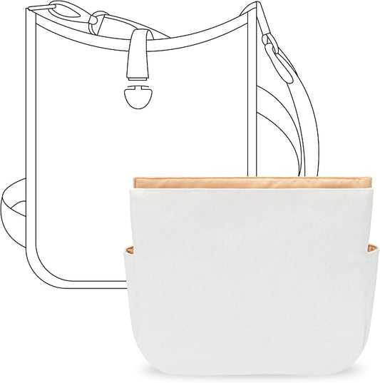 Purse Organizer Insert for HERMES Evelyne 29 Handbag, Custom Fit Inside Premium Vanile Lightweight WaterResistant Tote Bag Insert by FANJIProject