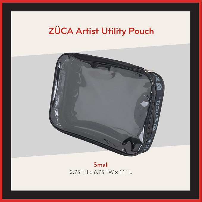 ZUCA Pro & Sport Bag Accessory: Small Artist Utility MakeUp Pouch - Durable, Spacious Cosmetic Storage Solution For Travel & Professional Use - Image 4
