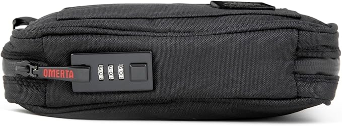 DIME BAGS Lockable Odor Sealing Padded Pouch, 3-Digit Combo Lock & Hidden Storage Pocket, Carbon Lined Scent Protection Boss - Image 4