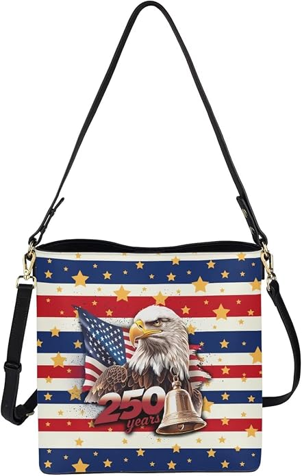 HUGS IDEA Boho Bags for Women Leather Handbag Shoulder Bucket Crossbody Purse - Image 5
