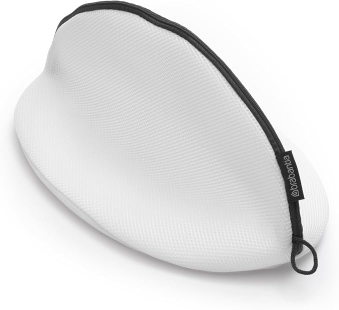 Brabantia Mesh Zip Up Sneaker Bag for Washing Machine - White Laundry Protector for Tennis, Running, Athletic Shoes by BrabantiaUSA