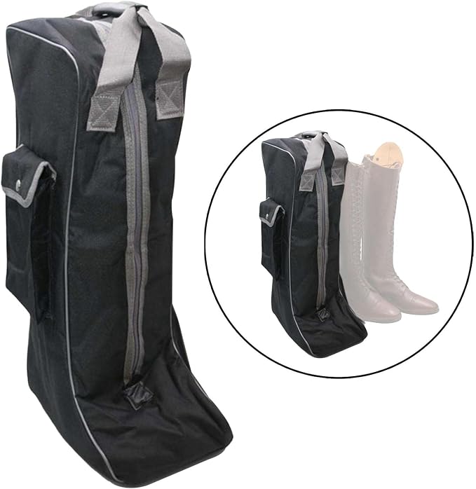 Horse Riding Tall Boot Bag, Equestrian Equipment Organizer, Portable Storage Pouch for Knight Boots, Home Carry Bag - Image 5