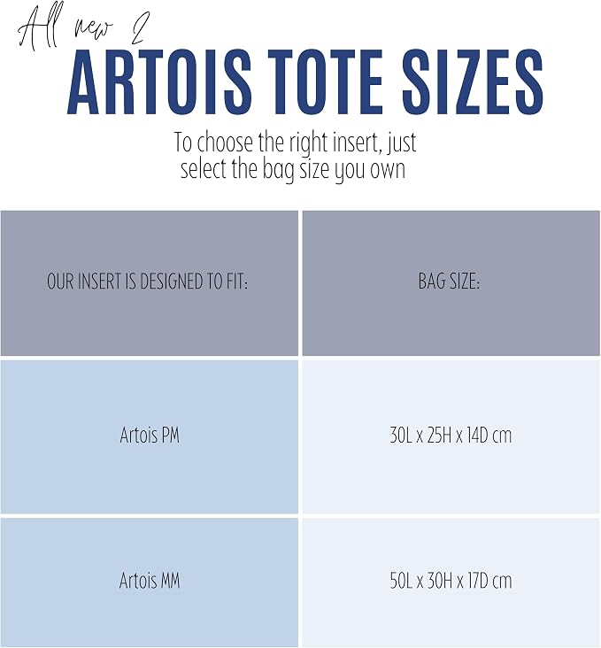 Divitize Premium Purse Organizer compatible with Artois PM/MM Bag Insert — Handmade Perfect Fit, Durable Quality Felt, Full Coverage & No Bulky Effect, 24+ Shades (For Artois MM, Geyser Blue) - Image 2