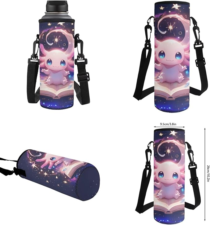 Reading Axolotl Kids Backpack & Lunch Bag Set, Lightweight Water-Resistant Bookbag with Padded Straps to Protects Shoulders, Leak-Proof Lunch Box Keeps Food Fresh fo 6+ Hours, Cute School Bag - Image 7