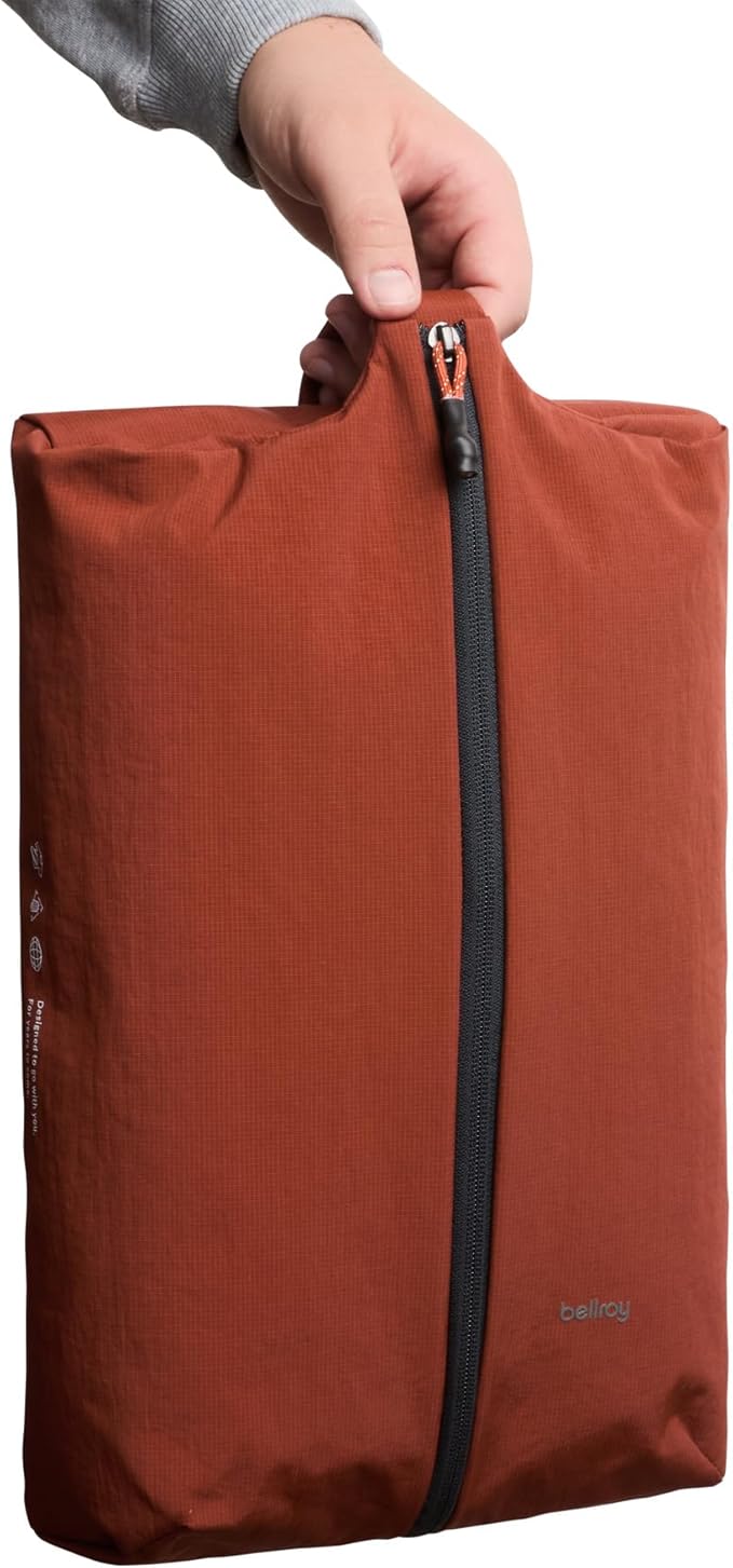 Bellroy Lite Packing Caddy 10L (Travel Organizer Packing Cube, Zip-up Storage Solution for Travel Near or far) - Clay - Image 5