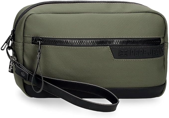 Pepe Jeans Dorking Waist Bag, Crossbody Bag with Multiple compartments, Polyester, by Joumma Bags., Khaki, One Size, Handbag by Unknown