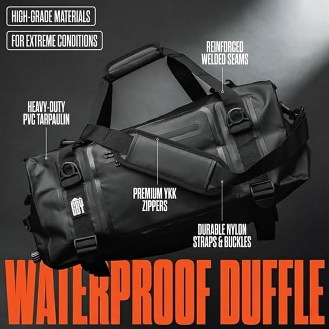 GBY Waterproof Dry Bag Duffle 56L – Large Travel, Camping & Outdoor Bag, Convertible Backpack, Sports, Gym, Durable & Portable - Image 3