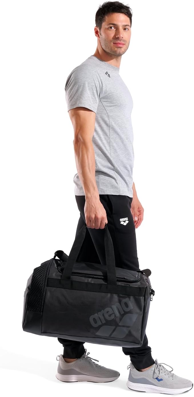 Arena All Set Duffle Bag Overnight Weekender Cabin Size Team Luggage Shoe Compartment Gym Training Gear Equipment Bag for Teens Men Women, Black, 40 Liters - Image 9