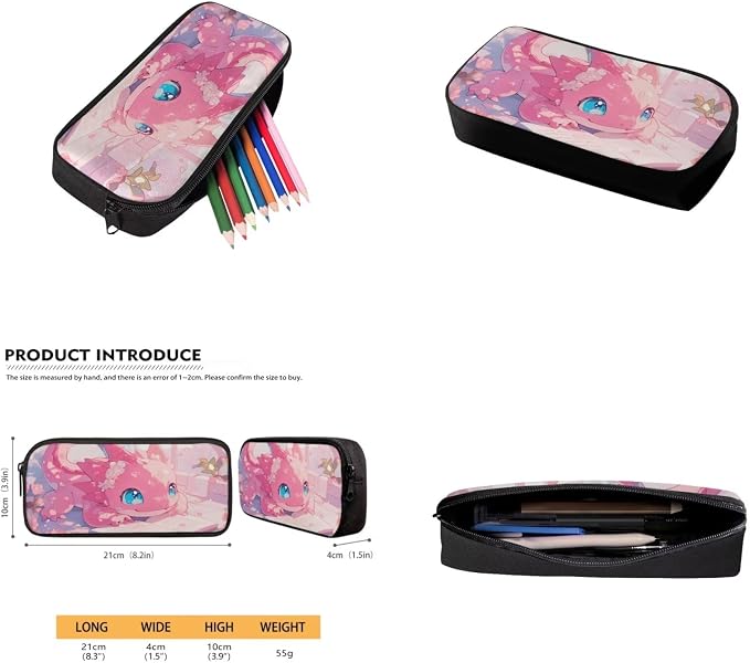 Cute Axolotl 3Rd Grade Backpack for Girls with Lunchbox, Water Bottle Sleeve & Pencil Case Portable Lightweight Bookbag for Junior Middle School New Semester Gifts Bag - Image 5