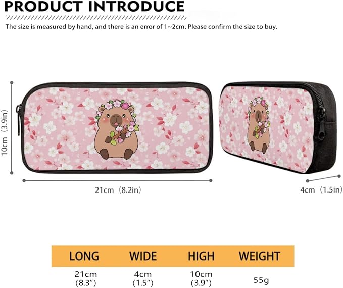 Capybara Bubble Tea Star Print Kids Backpask Set, Durable Lightweight School Bag Set with Lunch Bag and Pencil Case, Knapsack Set Suitable for School, Picnic or Travel, Pink - Image 5