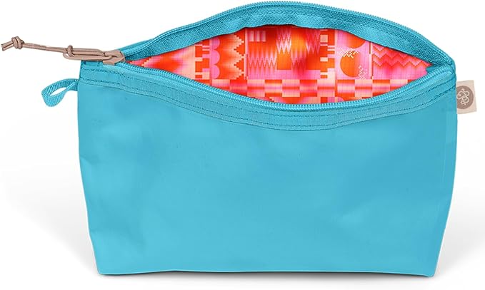 Baboon to the Moon Dopp Kit – Water-Repellent Toiletry Bag for Men and Women, Travel Makeup Bag Organizer, Large Cosmetic Bag (Bluebell)