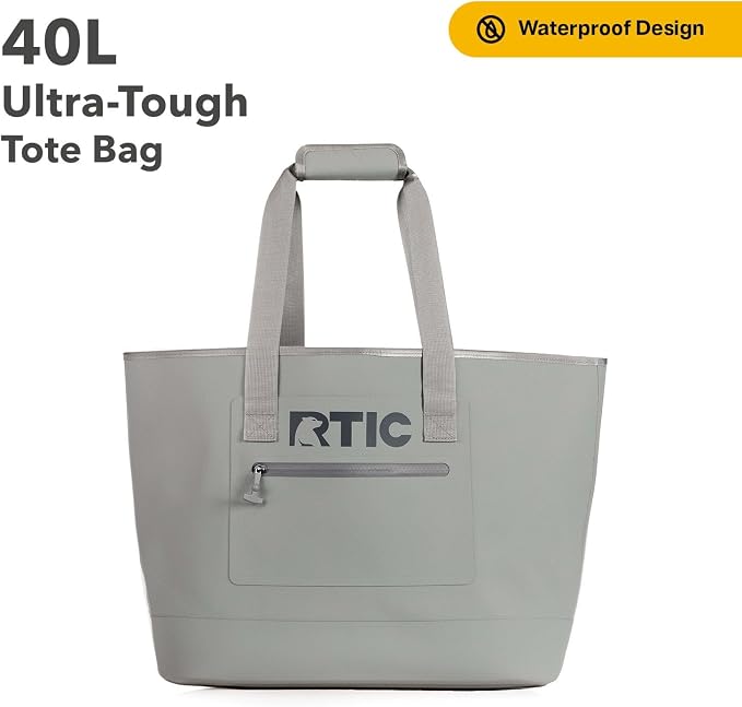 RTIC Ultra-Tough Tote Bag, Waterproof for Beach, Pool, Towel, Grocery, Shopping, Heavy-Duty, Puncture Resistant - Image 2