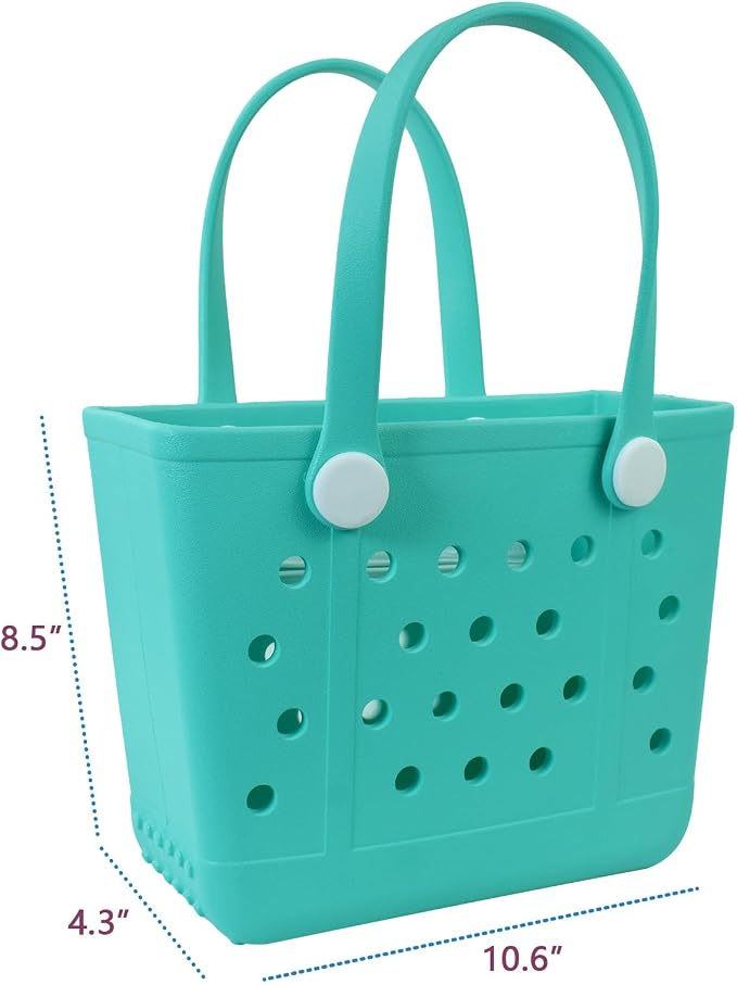 Lightweight Extra large Rubber Beach Bag Small mini Tote Bag for Gym Waterproof medium Open Handbag for Pool Sports - Image 2