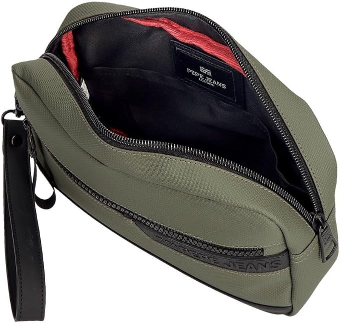 Pepe Jeans Dorking Waist Bag, Crossbody Bag with Multiple compartments, Polyester, by Joumma Bags., Khaki, One Size, Handbag - Image 4