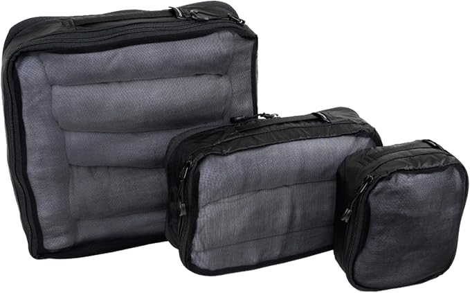 WANDRD Packing Cubes - Bundle of Small, Medium and Large Packing Cubes for Travel - Suitcase and Luggage Organization and Travel Essentials (Black) - Image 3