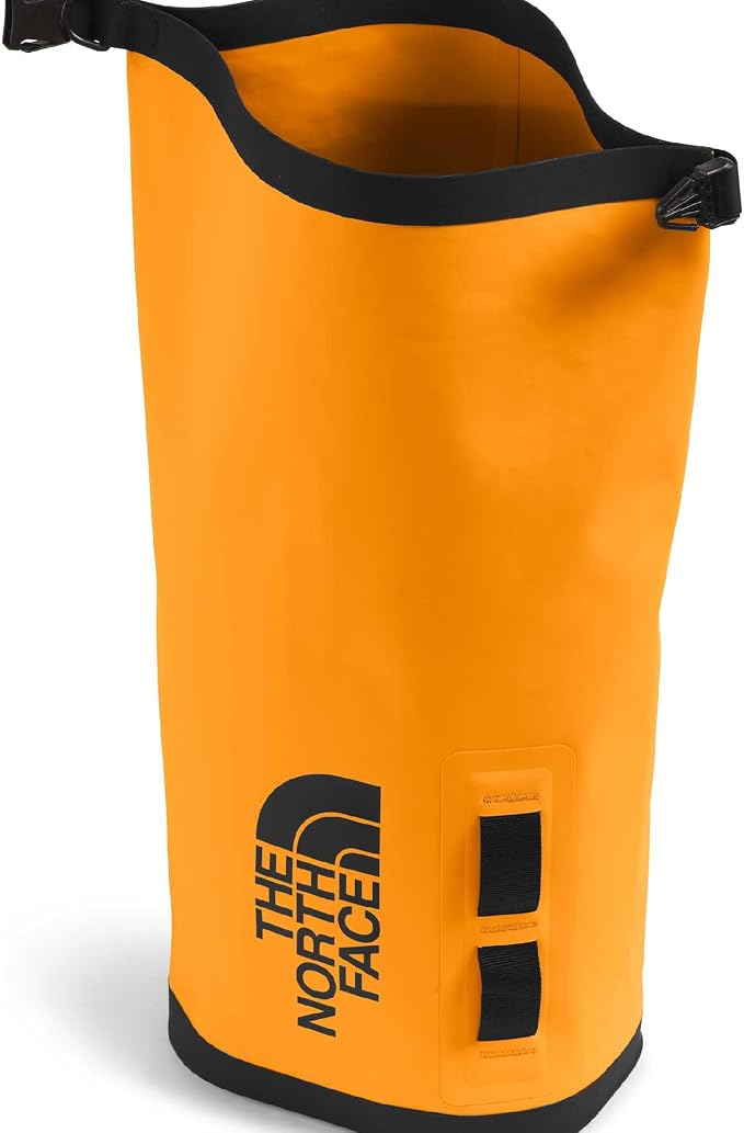 The North Face Base Camp Dry Bag - Roll-Top Waterproof Stuff Sack, Ideal for Camping Gear & Kayak Accessories, Summit Gold/TNF Black, 8 Liters | Roll-Top Waterproof Stuff Sack, Ideal for Camping Gear & Kayak Accessories - Image 5