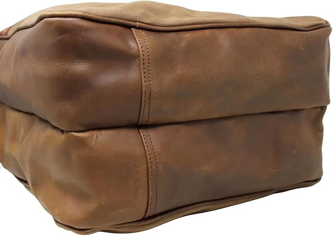 CHALLENGER Western Waxed Canvas Leather Travel Carry Storage Boot Bag Waterproof 30SK02 - Image 5