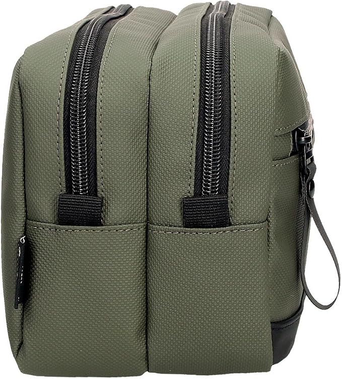 Pepe Jeans Dorking Waist Bag, Crossbody Bag with Multiple compartments, Polyester, by Joumma Bags., Khaki, One Size, Toiletry bag - Image 2