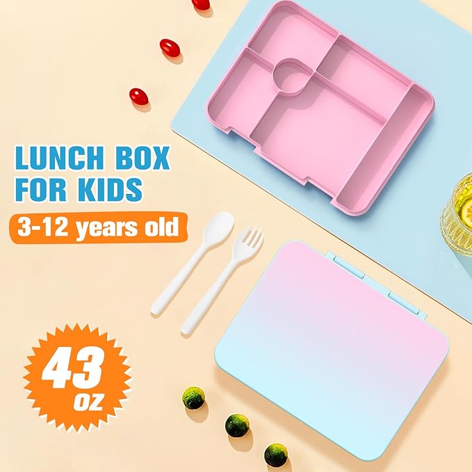 DIGOBAY Backpacks for Girls, 12PCS School Backpack with 43OZ Bento Box 14OZ Water Bottle Lunch Bag Pencil Pouch for Teen Girl Kids Elementary Primary Middle High College Travel School bag Bookbag Set - Image 5