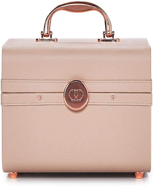 Caboodles Life & Style Small Train Case, Makeup Cosmetic Case Organizer Small Train Case,Cream White by Caboodles