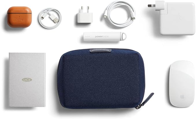 Bellroy Tech Kit Compact (charger, cables, mouse, powerbank, USB keys, dongles) - Navy - Image 5