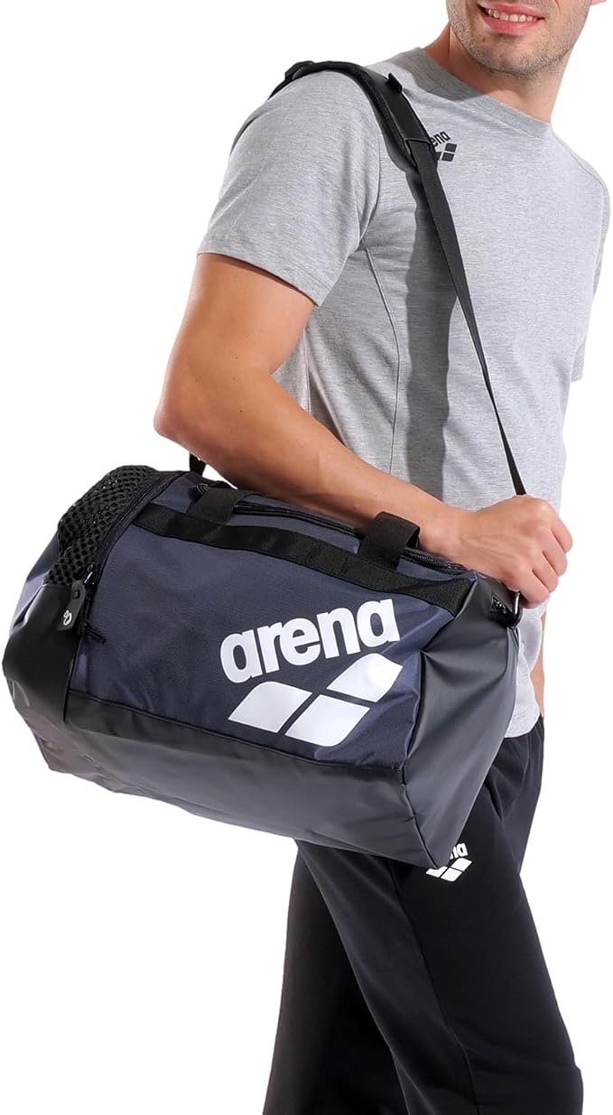 ARENA Sports Bag Swimming Bag Duffel Bag Shoulder Bag All Set Duffle 25 L, -400 Navy - Image 3
