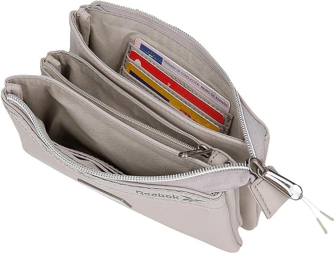 Reebok Tina Three Compartment Toiletry Bag, Neceser Tres Compartimentos, Grey, Neceser Tres Compartimentos, Three Compartment Toiletry Bag - Image 5