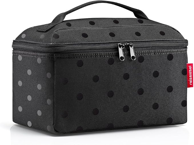 reisenthel beautycase glossy dots black - square toiletry bag, luggage organizer, cosmetic bag - Image 2