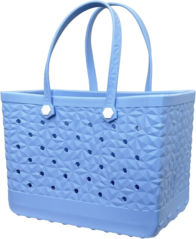 Rubber Beach Tote Bag Waterproof Tip-Proof Outdoor Tote Bag for the Beach Boat Pool Sports by Unknown