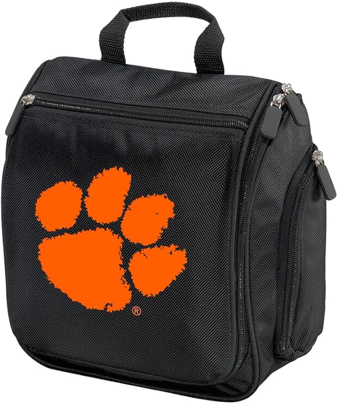 Broad Bay Clemson Toiletry Bag Or Hanging Clemson Tigers Travel Shaving Kit for Men by BroadBayPersonalizedGifts