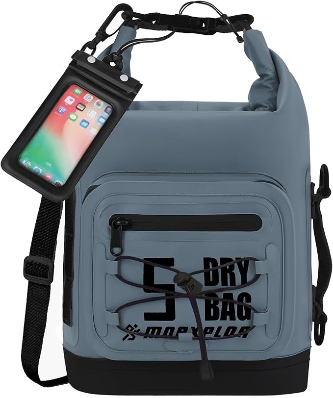 MORXPLOR Dry Bag Waterproof,5L/10L/20L/30L/40L/55L Roll Top Dry Bag Backpack with WaterProof Phone Case for Swim,Kayak by MORXPLOR