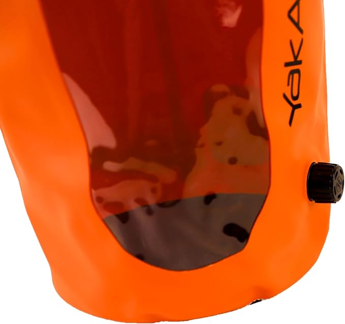 YakAttack 10L Roll-Top Waterproof Dry Bag with Air Valve | Durable & Water Resistant | Compact Storage | Remove Trapped Air | Additional Buoyancy | Dry Bag for Kayaking, Hiking, Boating & Camping - Image 5