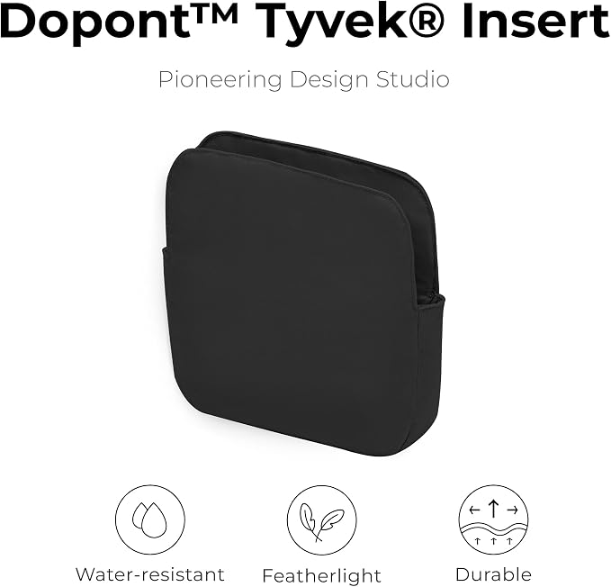Purse Organizer Insert for HERMES Evelyne 16 Handbag,Custom Fit Inside Premium Matte Black Light weight Water Resistant Tote Bag Insert Accessories - Image 4