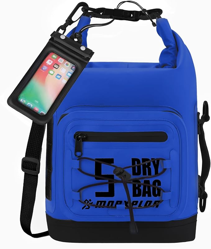 MORXPLOR Dry Bag Waterproof,5L/10L/20L/30L/40L/55L Roll Top Dry Bag Backpack with WaterProof Phone Case for Swim,Kayak by MORXPLOR