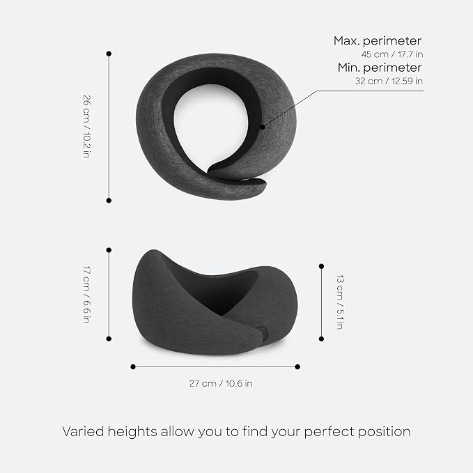 Ostrichpillow GO Travel Pillow, 360° Memory Foam Support, Soft & Washable - Image 4