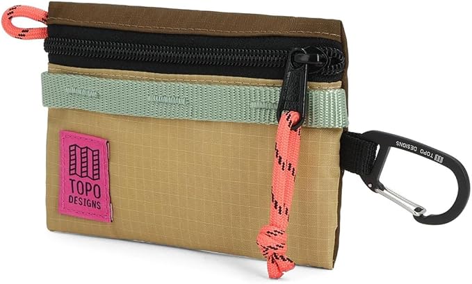 Topo Designs Accessory Bags, Travel Organizer Accessories for Smaller Items, Durable Storage Pouch, 3 Sizes, Fully Lined Pack Cloth (Mountain, Desert Palm/Sahara) - Image 4