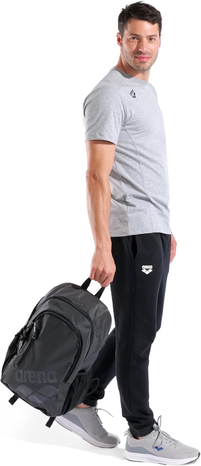 ARENA All Set Sports Swim Backpack Athletes Gym Rucksack Multisport Daypack Large Size Training Gear Equipment Bag for Teens Men Women, 30 Liters, Black - Image 7