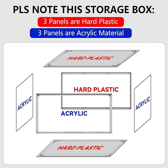 12 Pack Clear Shoe Organizer for Closet, Large Stackable Sneaker Boxes Shoe Display Box Handbag Organizer Plastic Storage Bins with Magnetic lids - Image 2