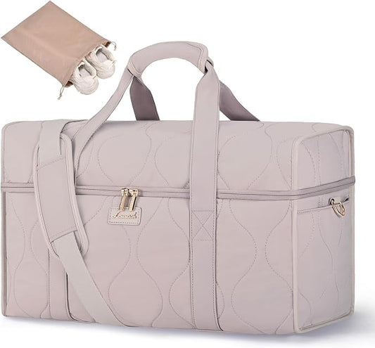 LOVEVOOK Travel Duffle Bag - Weekender & Overnight Bag with Toiletry & Wet Pocket, Carry-On Size, 3pc Set by LOVEVOOK