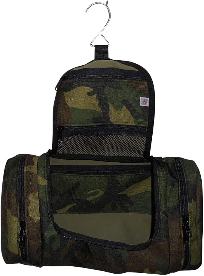 Large Hanging Toiletry Or Shaving Bag For All Your Essential, Made In USA. by BAGS+USA