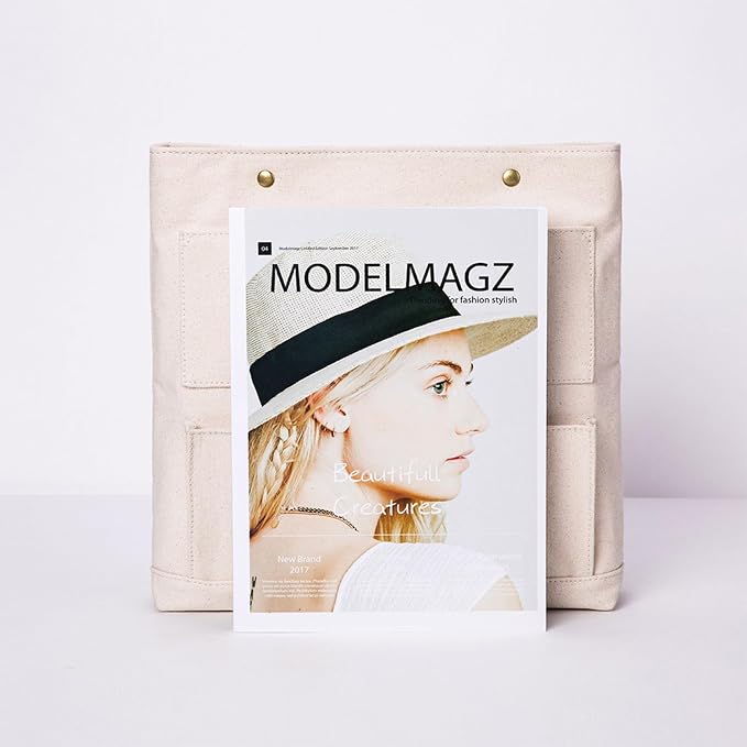Cosmetic Bag Handbag Insert Canvas Purse Organizer Organizer Insert Cosmetic bag (L, Black) - Image 8