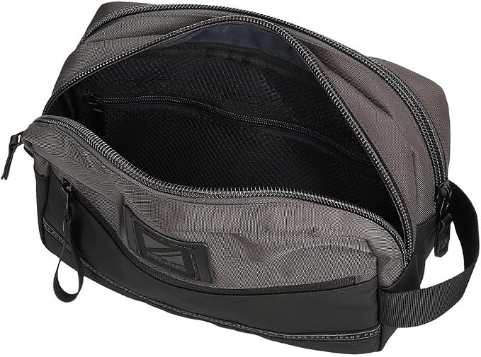 Pepe Jeans Stratford Two Compartments Adjustable Grey 26 x 16 x 12 cm Polyester Grey Talla única Toiletry Bag with Two Compartments Adjustable, Gray, Standard Size, Adjustable Toiletry Bag with Two, - Image 6