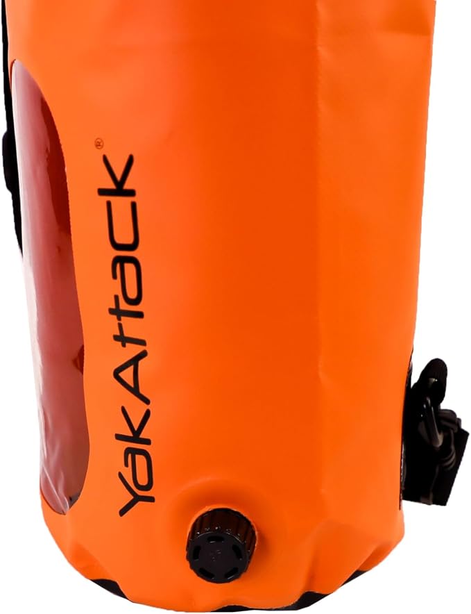 YakAttack 5L Roll-Top Waterproof Dry Bag with Air Valve | Durable & Water Resistant | Compact Storage | Remove Trapped Air | Additional Buoyancy | Dry Bag for Kayaking, Hiking, Boating & Camping - Image 6