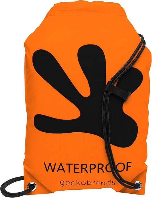 geckobrands Embark 10L Drawstring Backpack – Waterproof, Lightweight Dry Bag for Beach, Hiking, and Light Water Activities by geckobrands